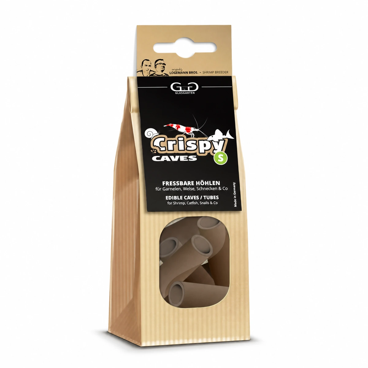 Envase de GlasGarten Crispy Caves talla S de 9 piezas